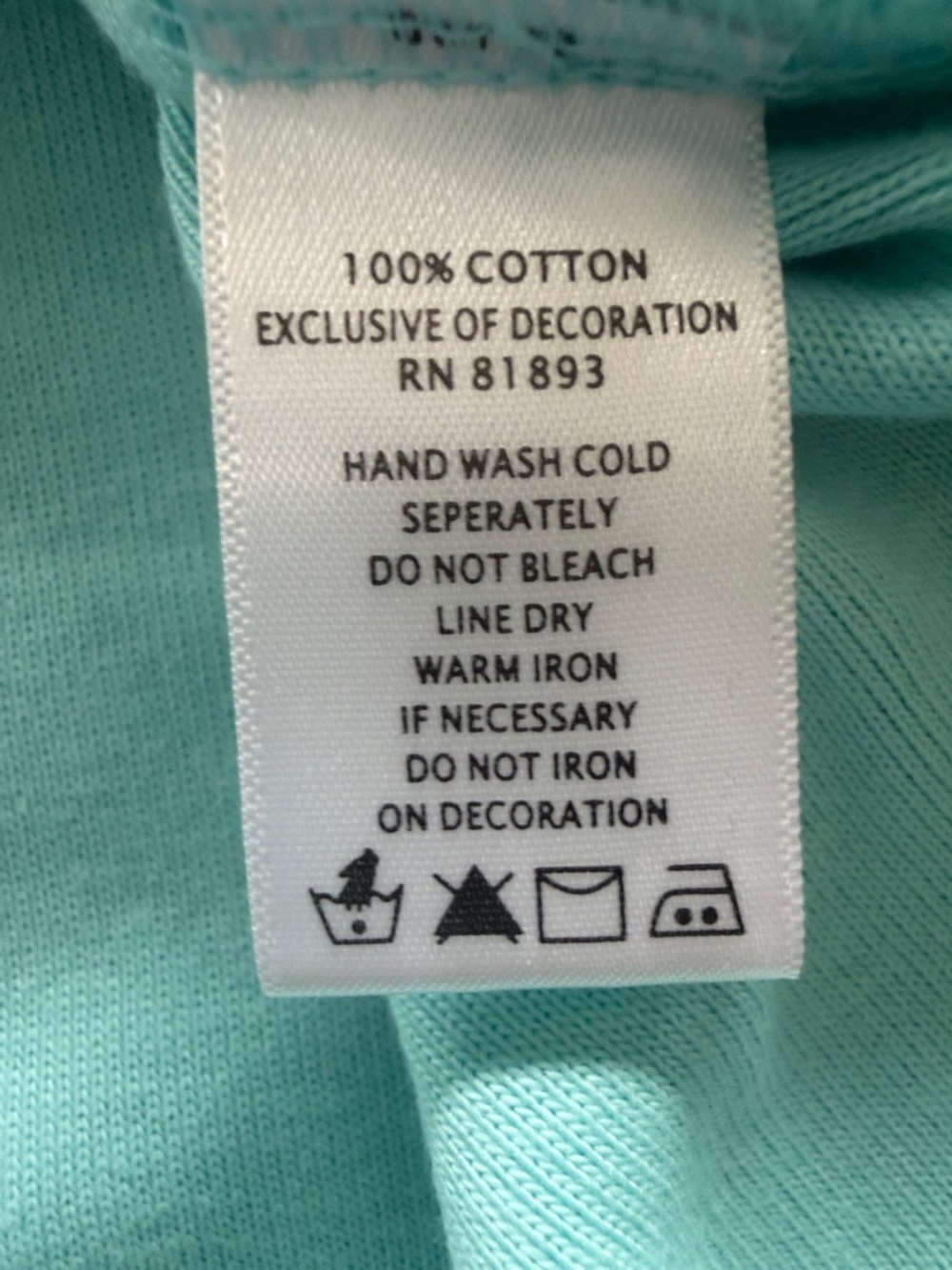 Light Aqua Women's Tunic Top - QVC - Picture 12 of 12